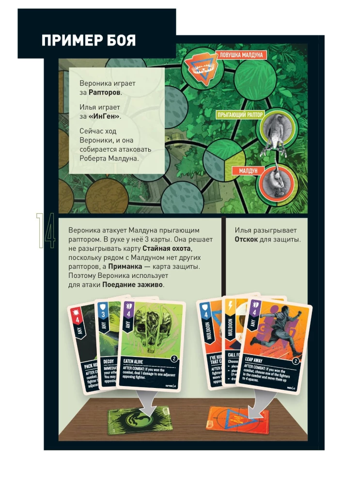 Stalo žaidimas - Unmatched. Jurassiko parkas. InGen vs Raptorai + taisyklės lietuvių kalba